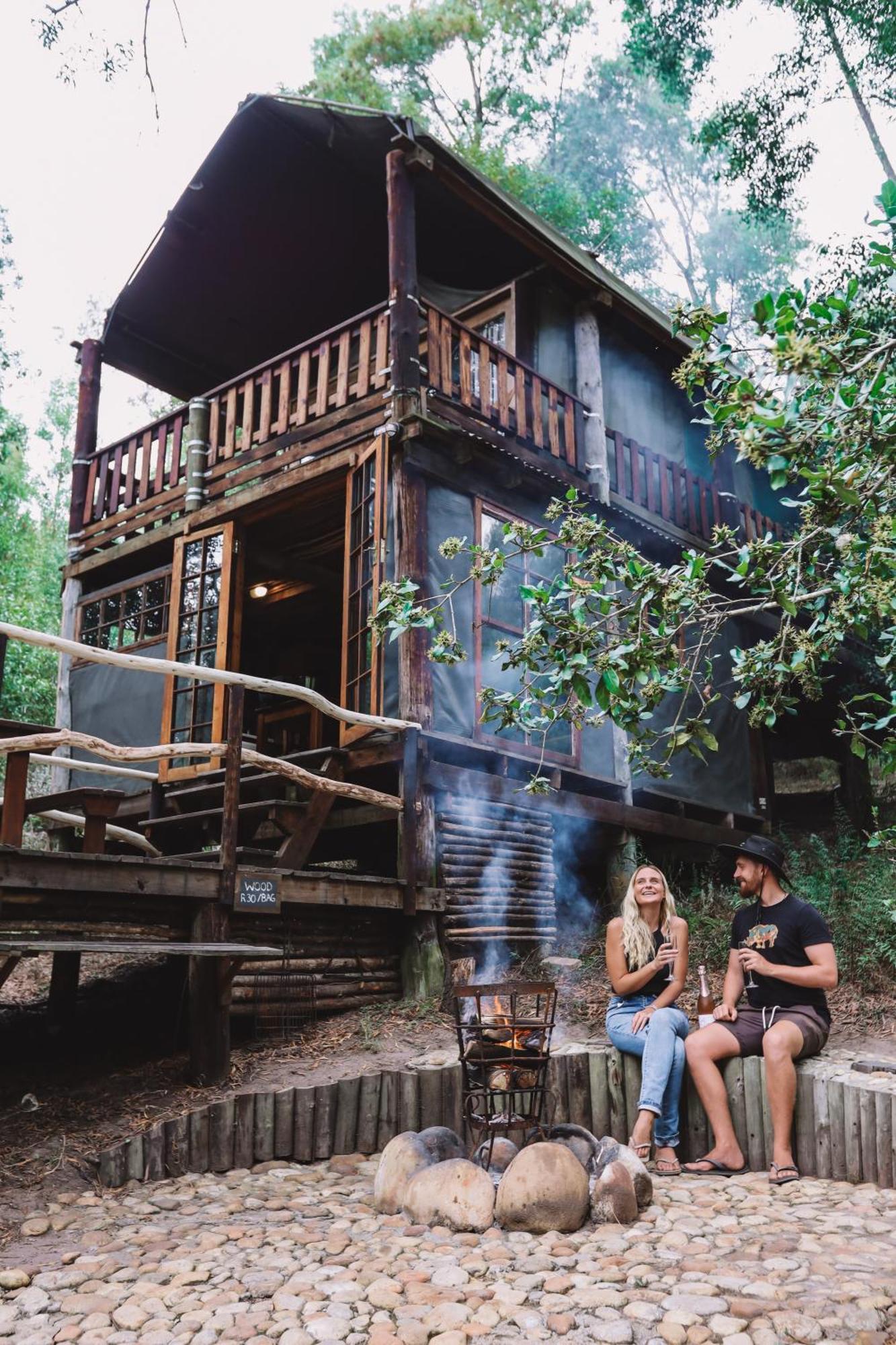 Fernhill Tented Treehouses Rheenendal Ngoại thất bức ảnh